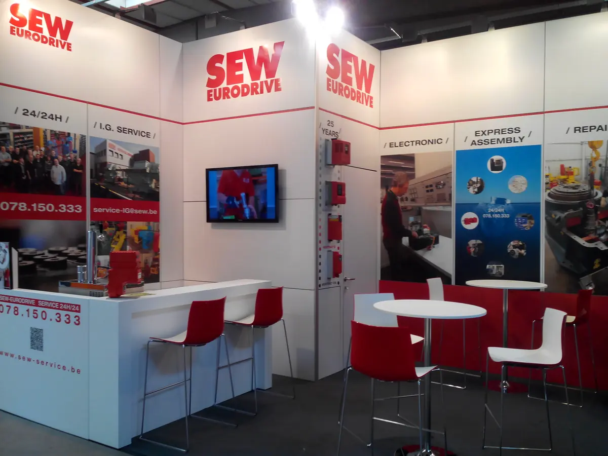 Stand SEW-EURODRIVE au salon Maintenance 2014