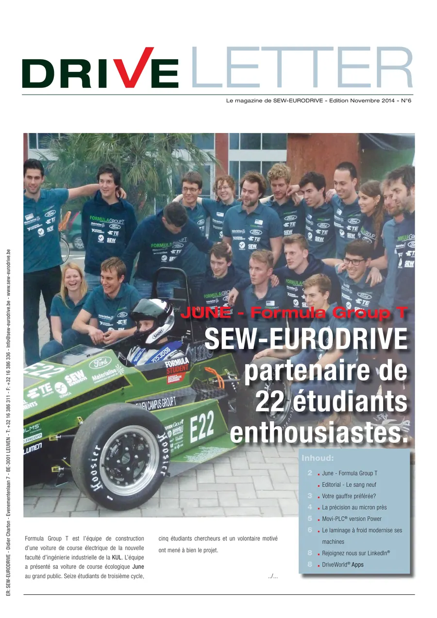 Couverture du magazine clients DriveLetter