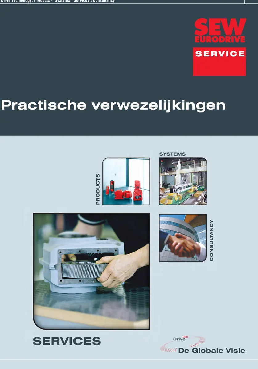 Couverture d'une brochure de réalisations pratiques, en néerlandais