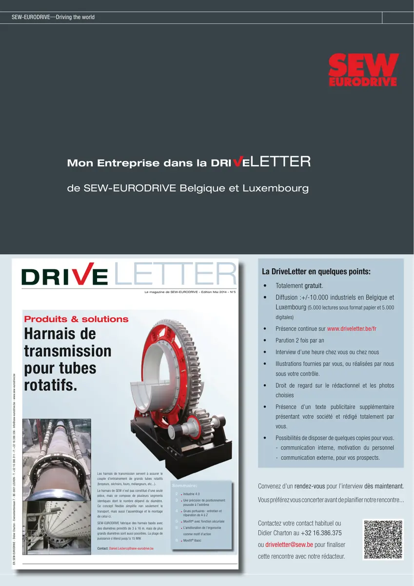 Feuillet de présentation du magazine DriveLetter aux entreprises